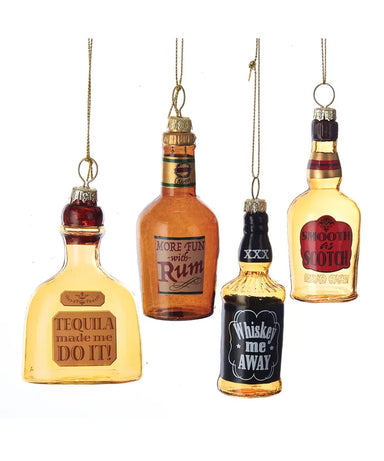 Liquor Bottle Ornament (Single) - Random Style