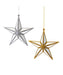 Gold or Silver Mirrored Star Ornament (Single) - Random Color
