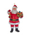 Plaid Santa Ornament