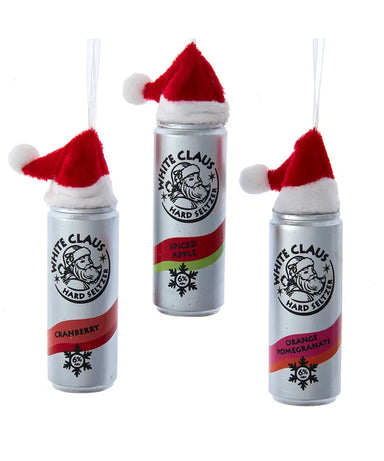White Claus Seltzer Ornament (Single) - Random Style