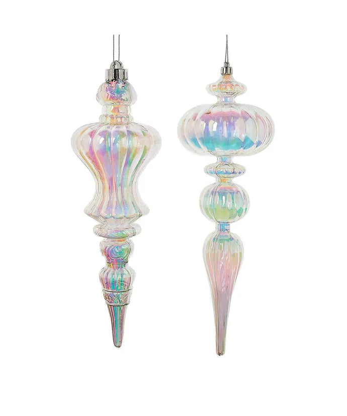 Opalescent Finial Ornament (Single) - Random Style