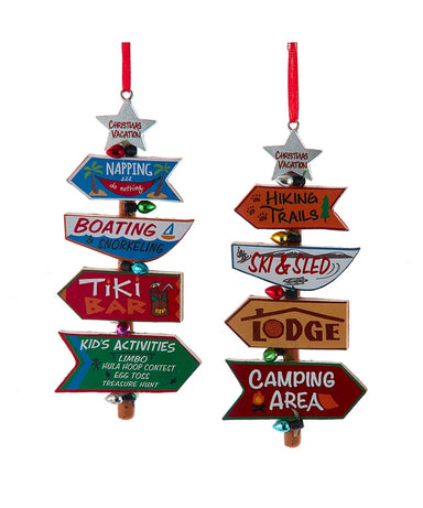 Activity Sign Ornament (Single) - Random Style