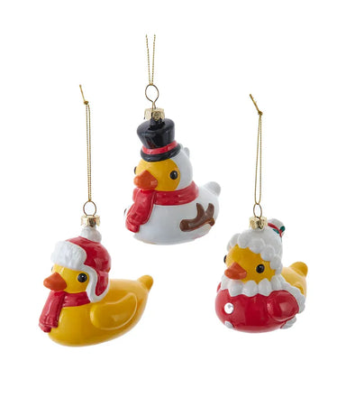 Yellow Duck in Costume Ornament (Single) - Random Style