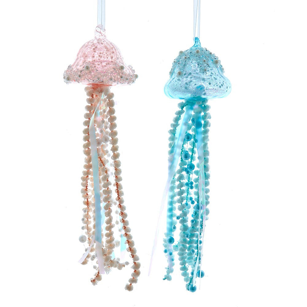 Glass Jellyfish Ornament (Single) - Random Color