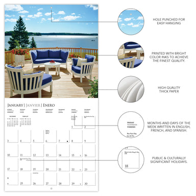 On The Porch 2027 Wall Calendar