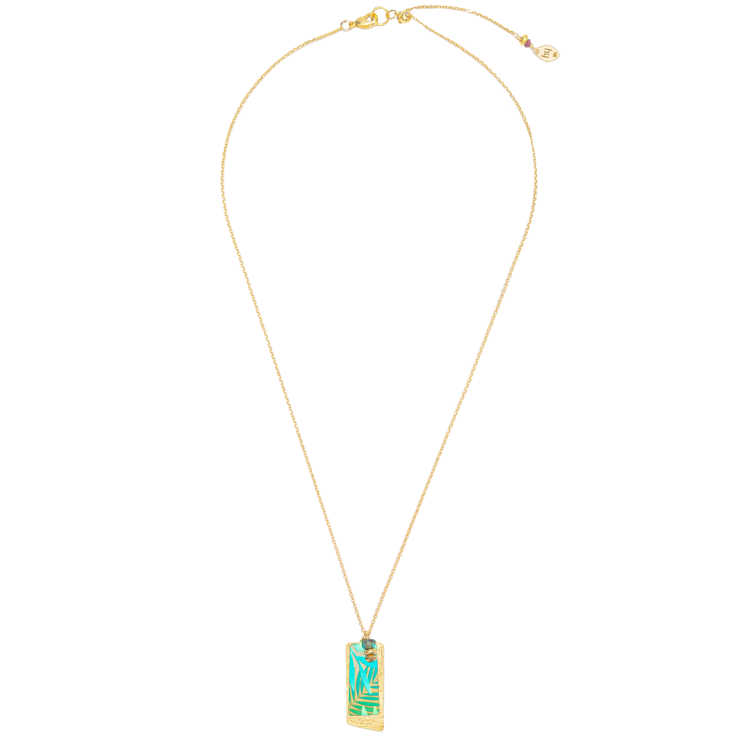 Holly Yashi Davy Pendant Necklace - Tropic Green
