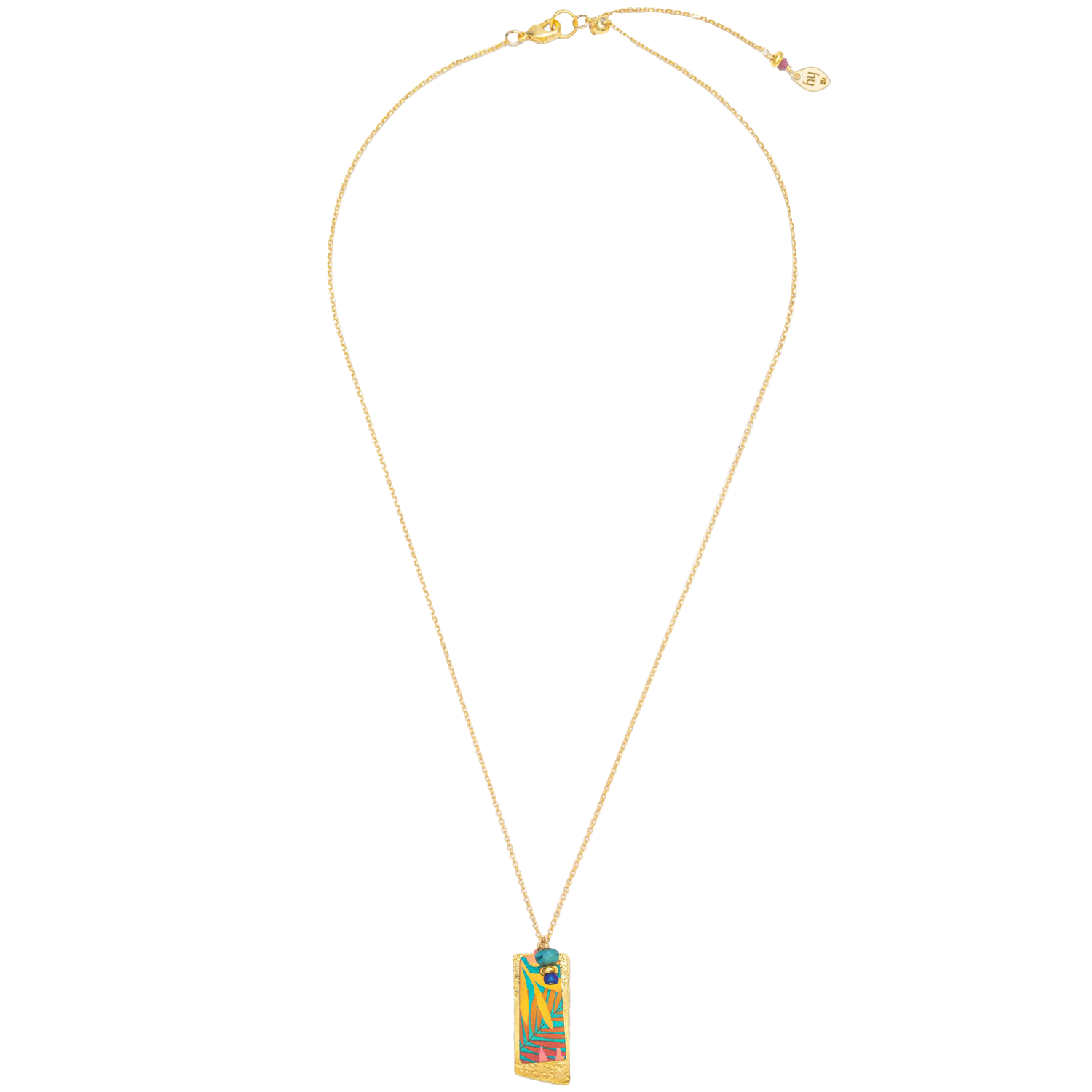 Holly Yashi Davy Pendant Necklace - Tropic Teal