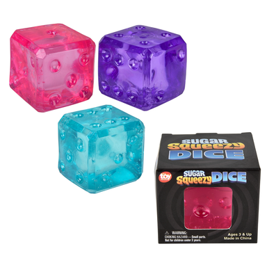Squeezy Sugar Dice (Single) - Random Color