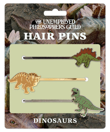 Dinosaurs Enamel Hair Pins