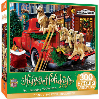 Guarding The Presents 300 Piece Large Format Puzzle