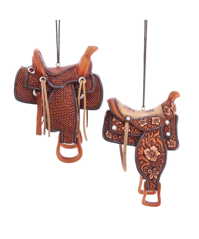 Western Saddle Ornament (Single) - Random Style