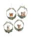 Animals In Wire Wreath Ornament (Single) - Random Style