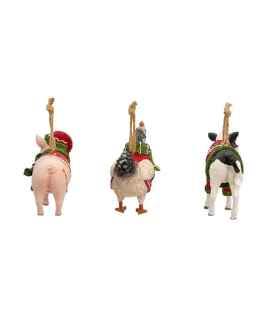 Farm Animal with Scarf and Sweater (Single) - Random Style