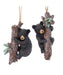 Black Bear Climbing Ornament (Single) - Random Style