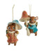 Mouse Holding Mushroom Ornament (Single) - Random Style