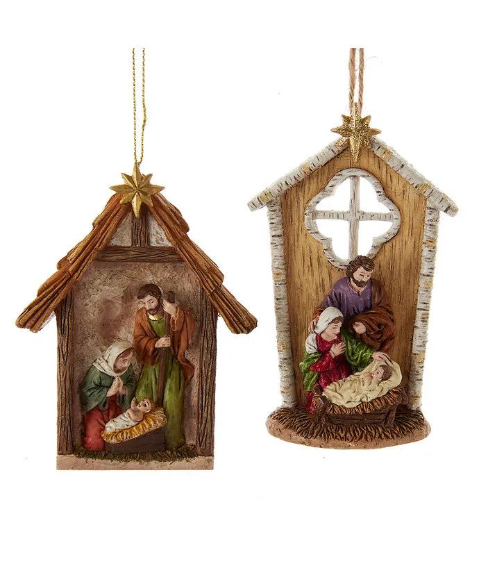 Nativity Family Ornament (Single) - Random Style