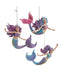 Pink, Purple, Or Blue Mermaid Ornament (Single) - Random Style