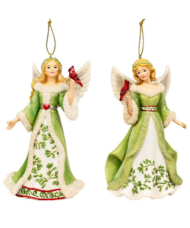 Mistletoe Angel Ornament (Single) - Random Style