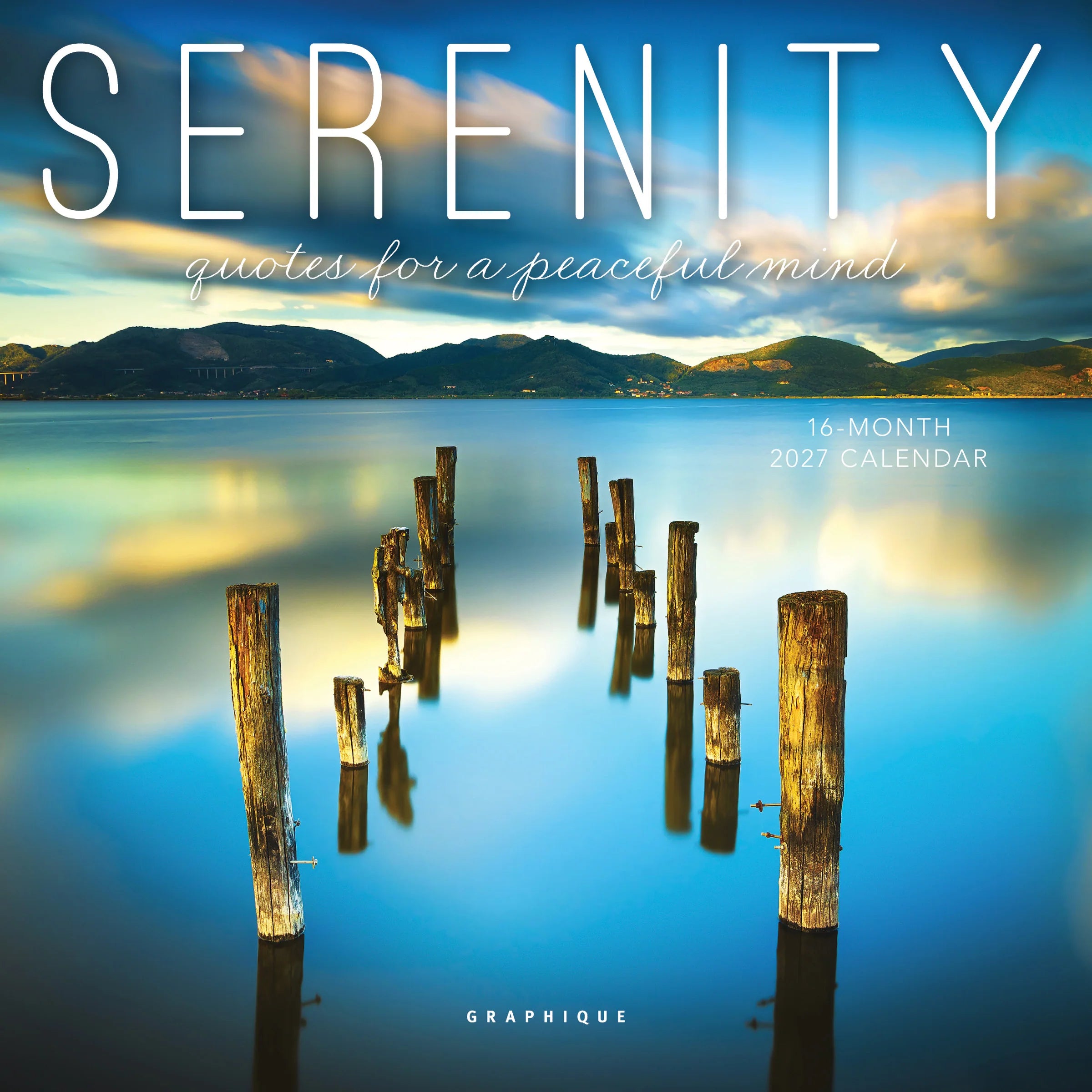 GRPH Serenity 2027 Mini Wall Calendar