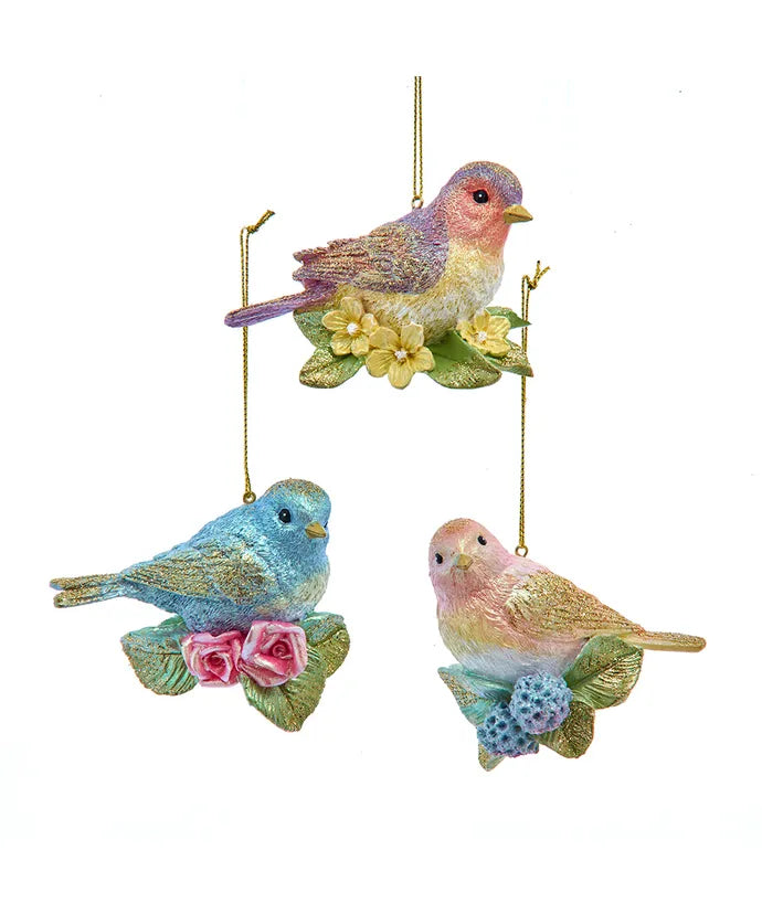 Flight of Fancy Bird Ornament (Single) - Random Color