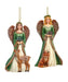 Winter Green Angel With Deer or Fox Ornament (Single) - Random Style