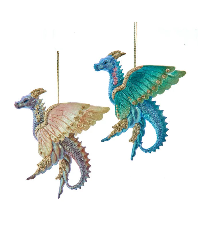 Dragon With Butterfly Wings Ornament (Single) - Random Color