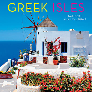 Greek Isles 2027 Mini Wall Calendar