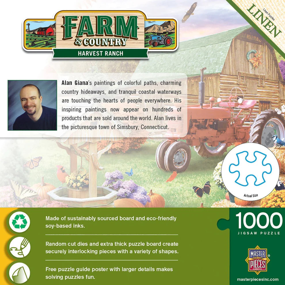 Harvest Ranch 1000 Piece Farm & Country Puzzle