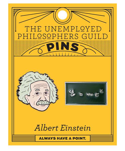 Einstein & E=mc² Enamel Pin Set