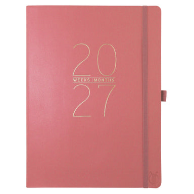 Apollo Collection 8"x10" Mauve 2027 Engagement Calendar