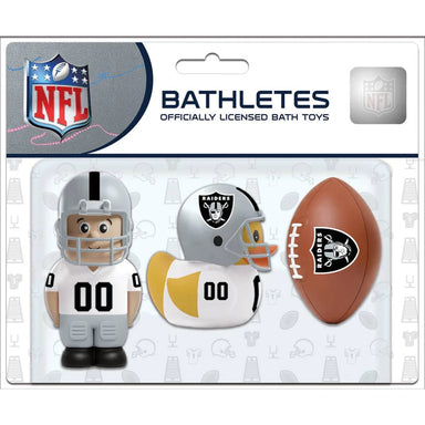 MSTR Las Vegas Raiders NFL Bathletes Bath Toys
