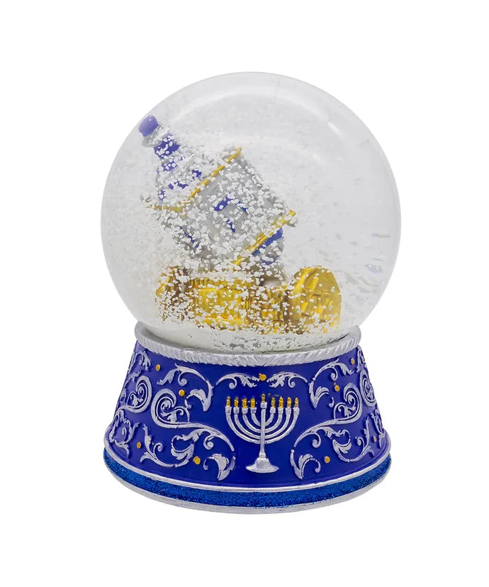 Hannukah Dreidel Water Globe - 100MM