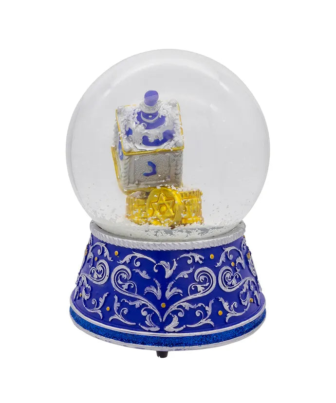 Hannukah Dreidel Water Globe - 100MM