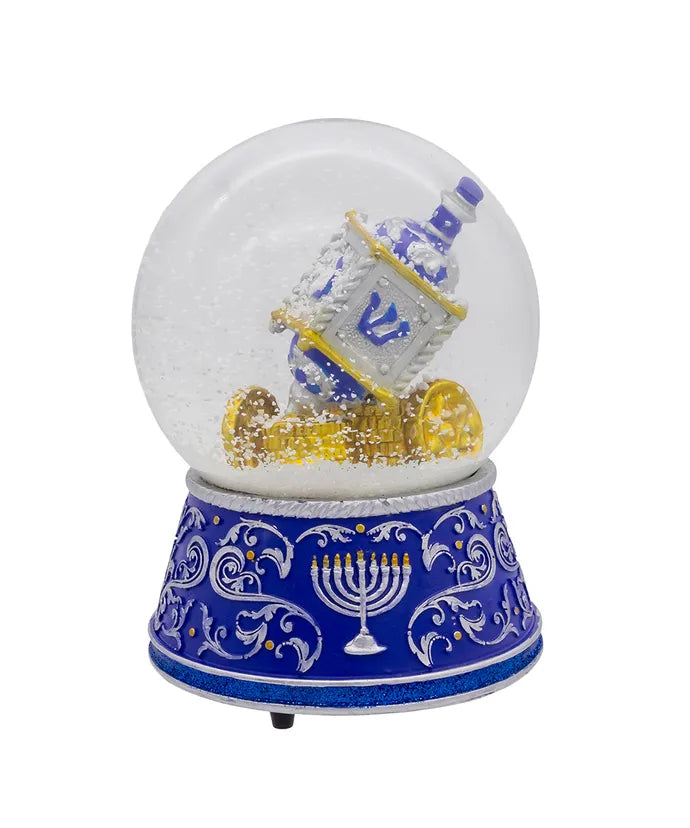 Hannukah Dreidel Water Globe - 100MM