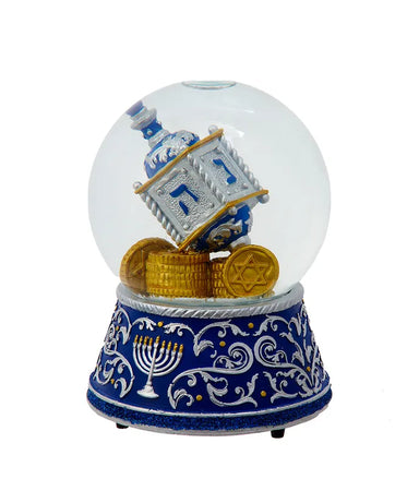 Hannukah Dreidel Water Globe - 100MM