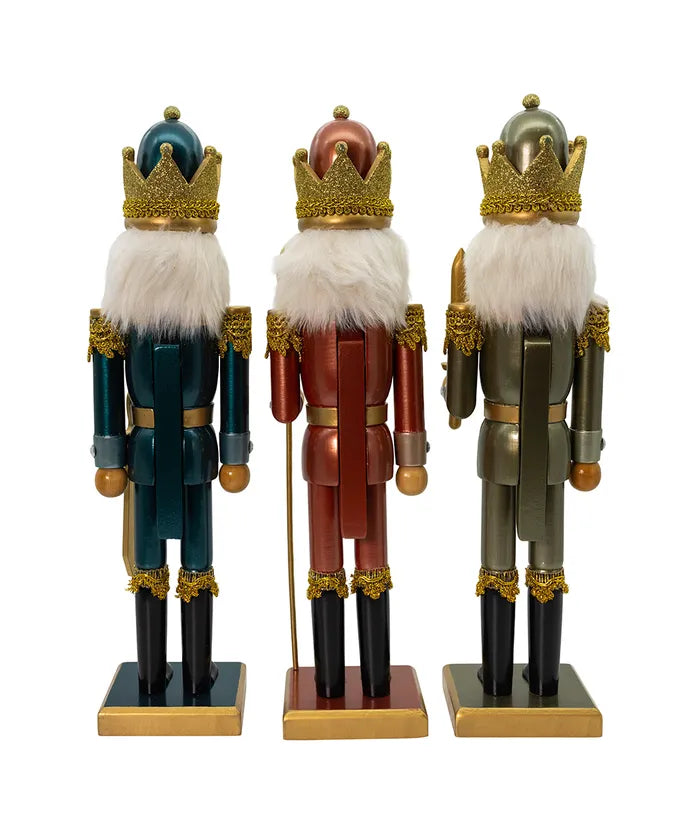 Nutcracker 15" Desert Rose, Green, or Teal (Single) - Random Color