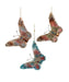 Teal, Desert Rose, or Blue Glass Butterfly Ornament (Single) - Random Color