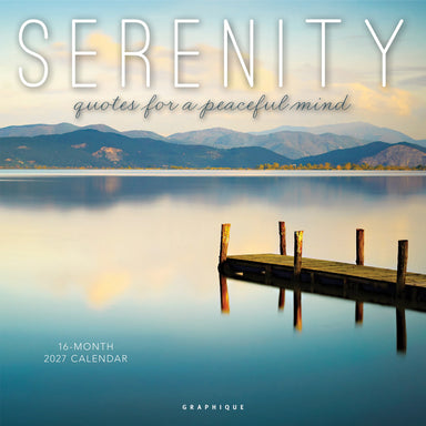 Serenity 2027 Wall Calendar