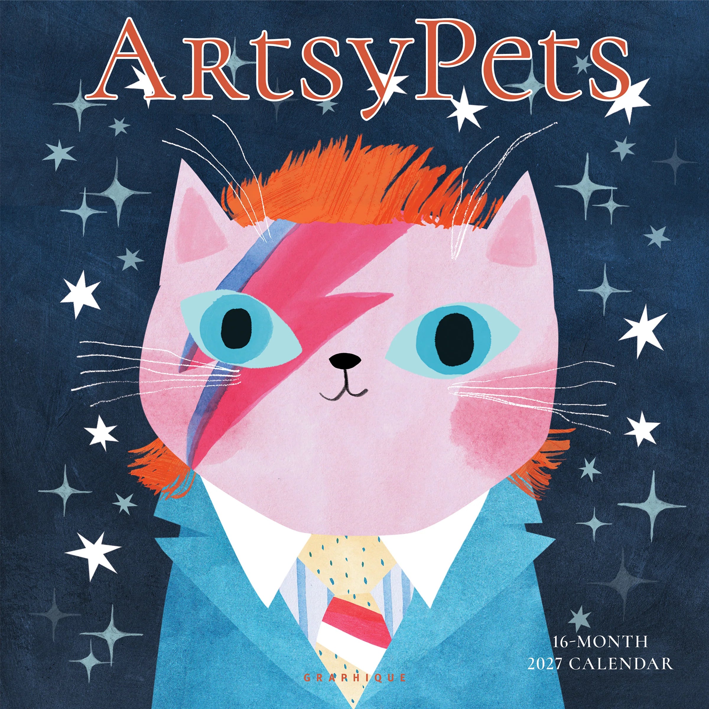 GRPH ArtsyPets 2027 Wall Calendar