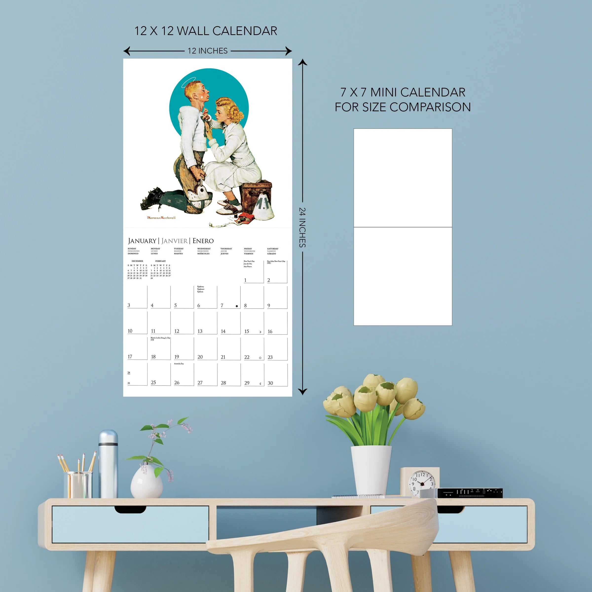 GRPH Saturday Evening Post 2027 Wall Calendar