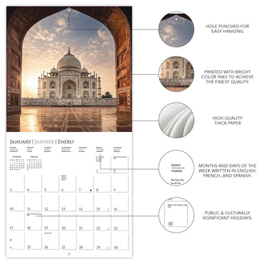 Passport to the World 2027 Wall Calendar
