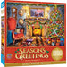 Festive Fireplace 1000 Piece Season's Greetings Puzzle