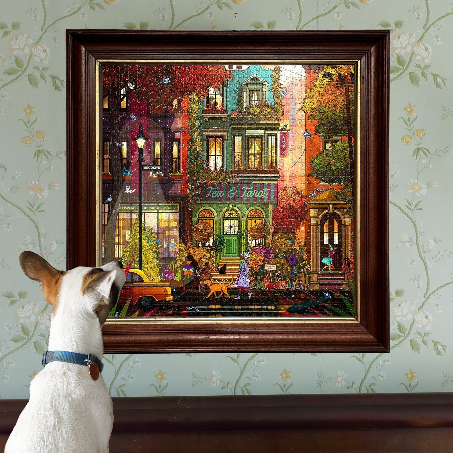 eeBoo Fall in Brooklyn 1000 Piece Puzzle