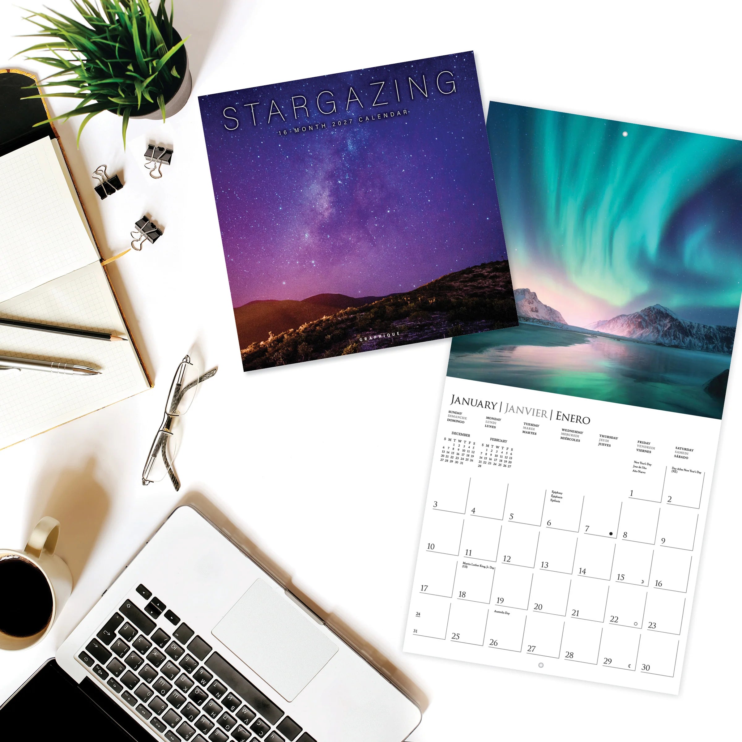 GRPH Stargazing 2027 Wall Calendar