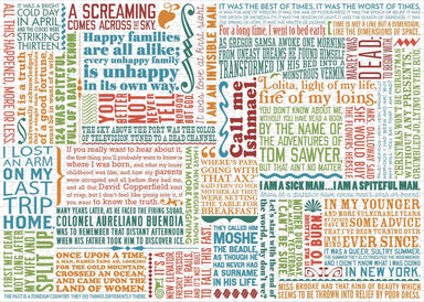 First Lines of Literature 1000 Piece Puzzle