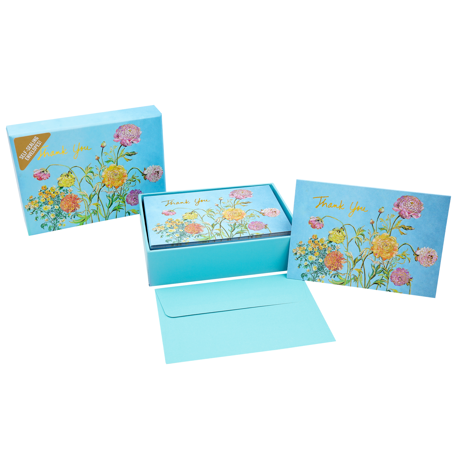 PTR Garden Blooms Thank You Notes - Boxed Set