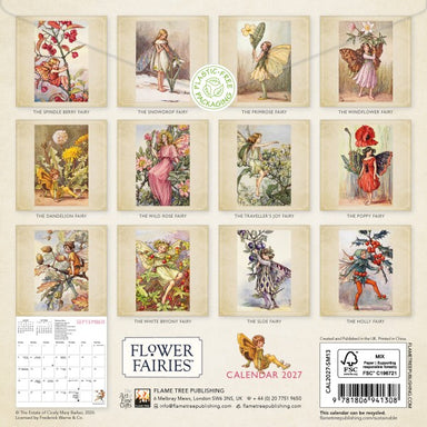Flower Fairies 2027 Mini Wall Calendar