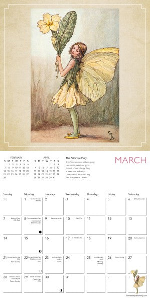Flower Fairies 2027 Mini Wall Calendar