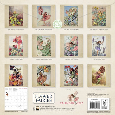 Flower Fairies Wall Calendar 2027