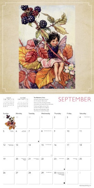 Flower Fairies Wall Calendar 2027